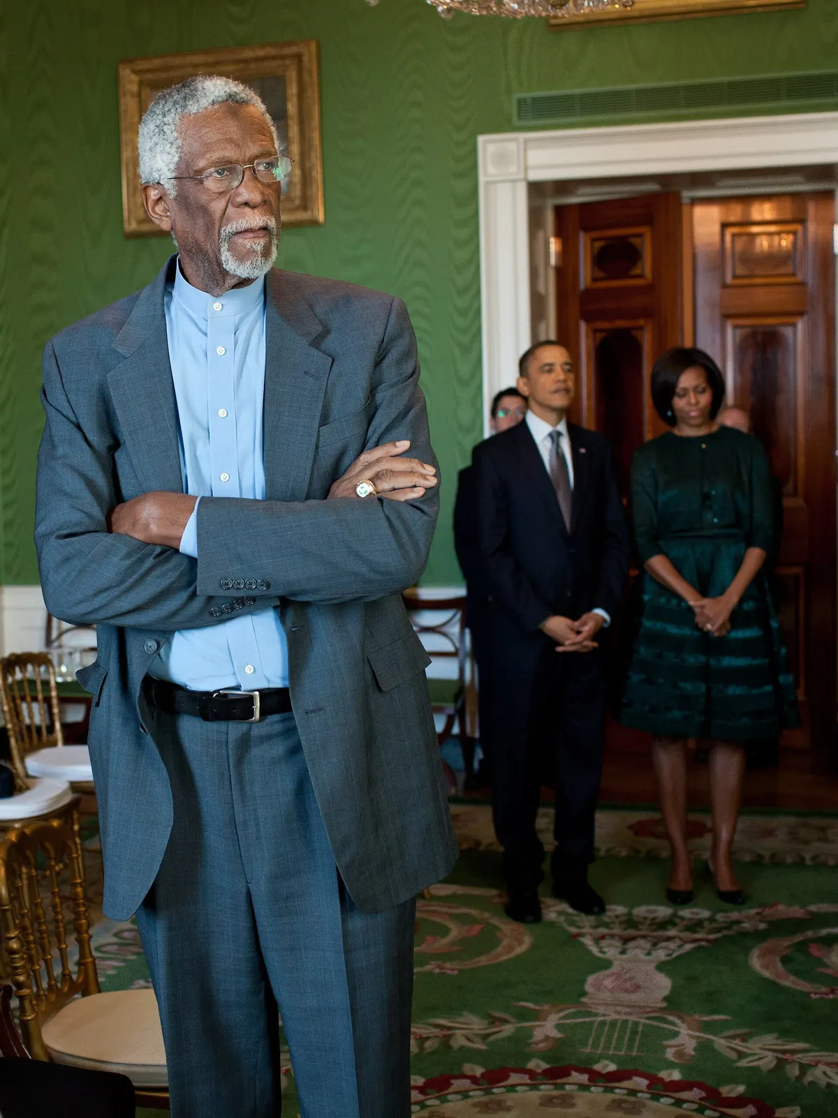 Bill Russell at the White House in 2011, when he received the Presidential Medal of Freedom