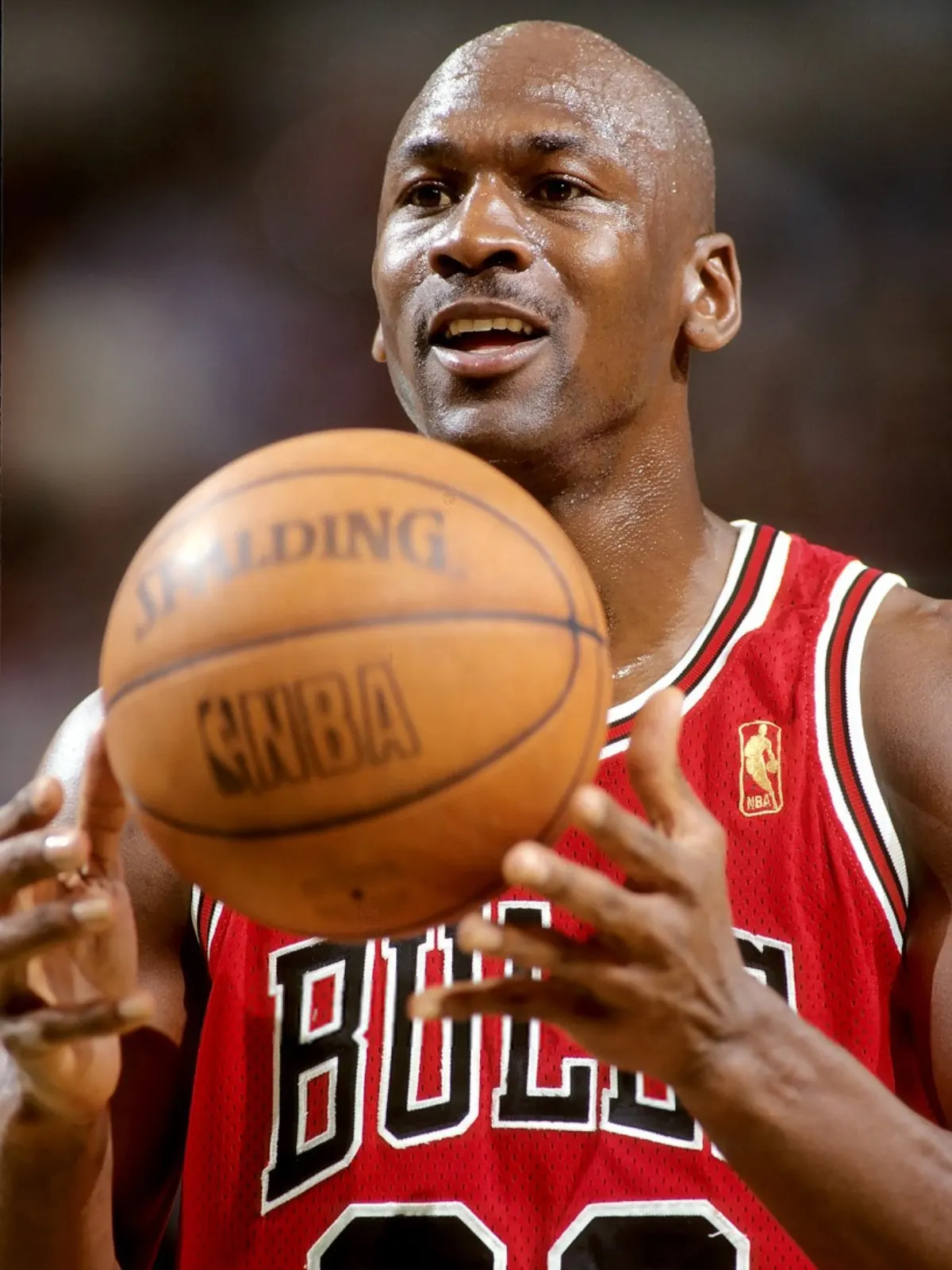 Michael Jordan with the Chicago Bulls in 1997
